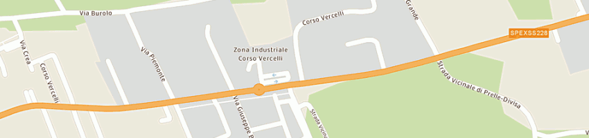 Mappa della impresa pagliughi sport srl a IVREA