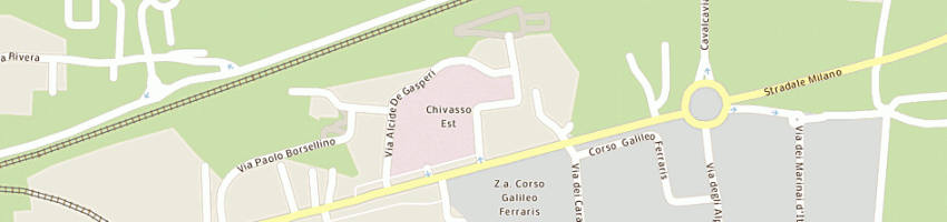Mappa della impresa lucky di allegranza mauro e c sas a CHIVASSO