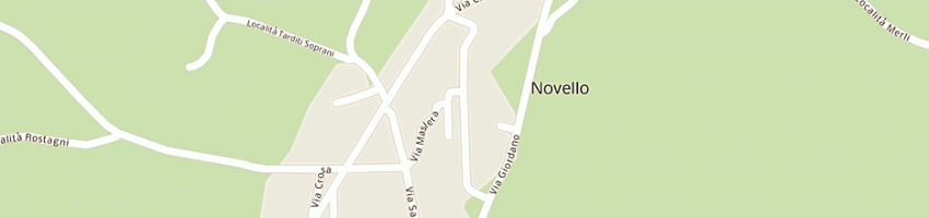 Mappa della impresa azienda agricola le strette dei flli daniele mauro e savio ss a NOVELLO
