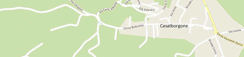 Mappa della impresa somministrando snc di turino giancarlo e c a CASALBORGONE