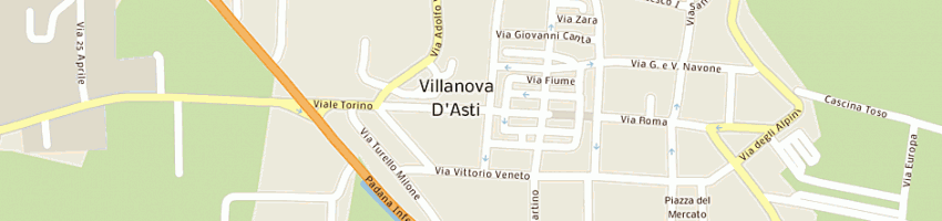 Mappa della impresa cuda cesare a VILLANOVA D ASTI