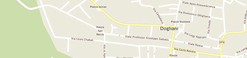Mappa della impresa birreria - pizzeria andy capp di peirano manuela- ornato ivo e c snc a DOGLIANI