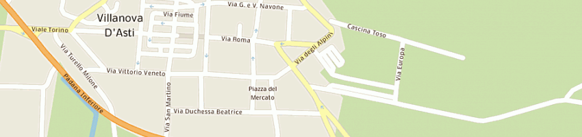 Mappa della impresa lptlinea prototipi torino srl a VILLANOVA D ASTI