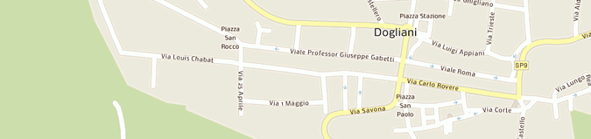 Mappa della impresa municipio a DOGLIANI