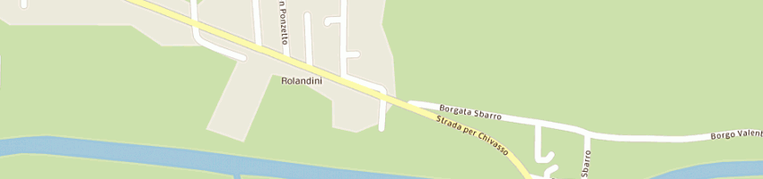 Mappa della impresa albergo ristorante dei cacciatori rolandini di birocco luciano e birocco donatella e c a VEROLENGO