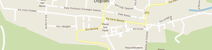 Mappa della impresa sandrone walter a DOGLIANI