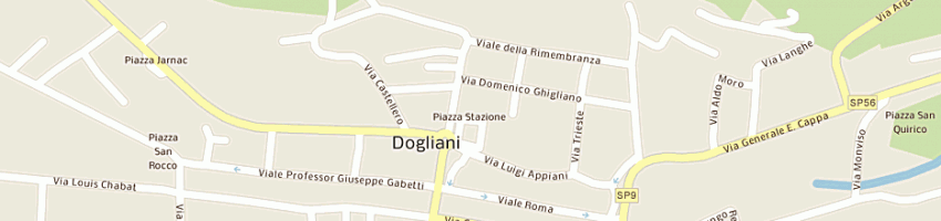 Mappa della impresa bovinlanga soc agr coop a DOGLIANI