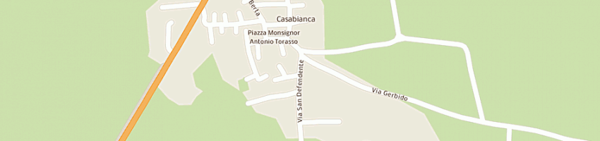 Mappa della impresa bocca gianluca macelleria a VEROLENGO