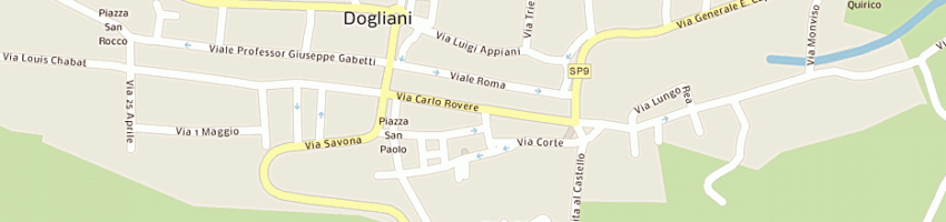 Mappa della impresa eurocofani sas di cilenti angelo e c a DOGLIANI