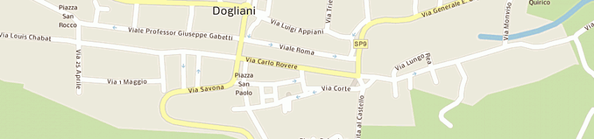 Mappa della impresa caseificio cooperativo valle josina soc agr coop a DOGLIANI
