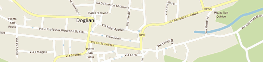 Mappa della impresa molino gaiero srl a DOGLIANI
