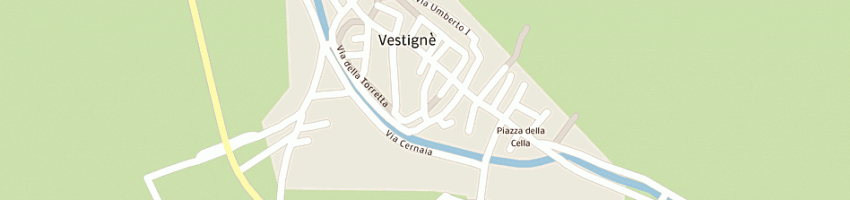 Mappa della impresa autotrasporti di de rosa massimo a VESTIGNE 