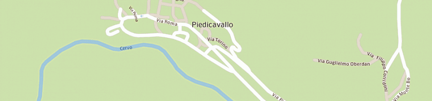 Mappa della impresa albergo rosa bianca a PIEDICAVALLO