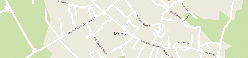 Mappa della impresa burzio silvio a MONTA 