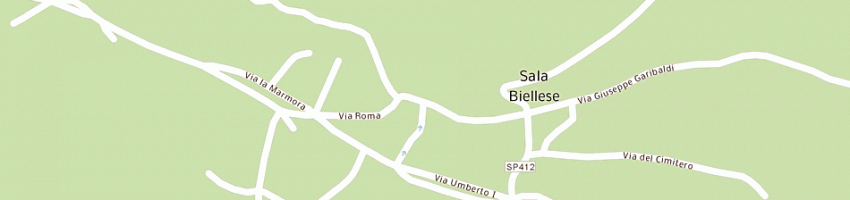 Mappa della impresa panta rei sncdi fcarini e c a SALA BIELLESE