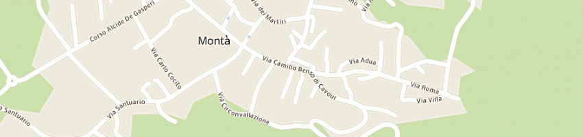 Mappa della impresa rotosea srl a MONTA 