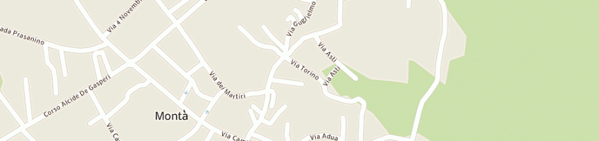 Mappa della impresa cravero adriano a MONTA 