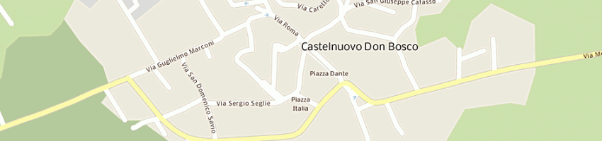Mappa della impresa secaat servizi contabili ed amministrativi astigiani - srl a CASTELNUOVO DON BOSCO