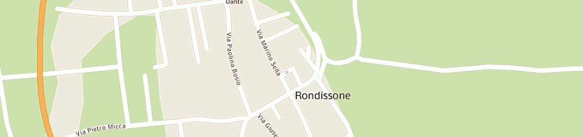 Mappa della impresa farmacia david a RONDISSONE