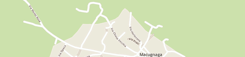 Mappa della impresa guardia di finanza a MACUGNAGA