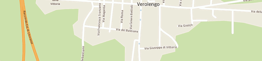 Mappa della impresa municipio di verolengo a VEROLENGO