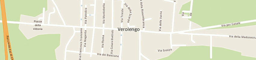 Mappa della impresa farmacia incontro di binello piero a VEROLENGO