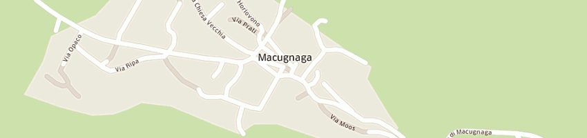 Mappa della impresa macros sas di schranz maria cristina e c a MACUGNAGA