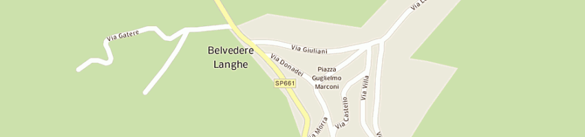 Mappa della impresa niro (sas) a BELVEDERE LANGHE