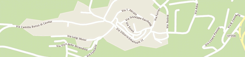 Mappa della impresa farmacia ferrero dr paolo a RODDI