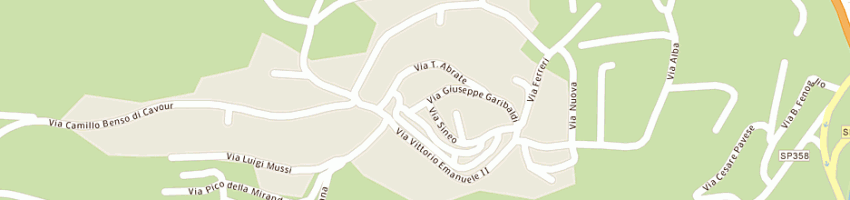 Mappa della impresa zoccola paolo a RODDI