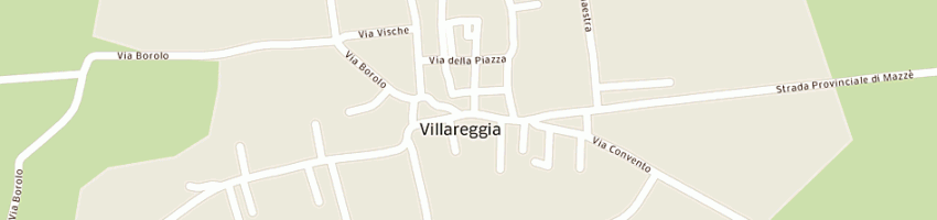 Mappa della impresa panizza paola a VILLAREGGIA