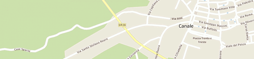 Mappa della impresa monchiero carbone snc a CANALE