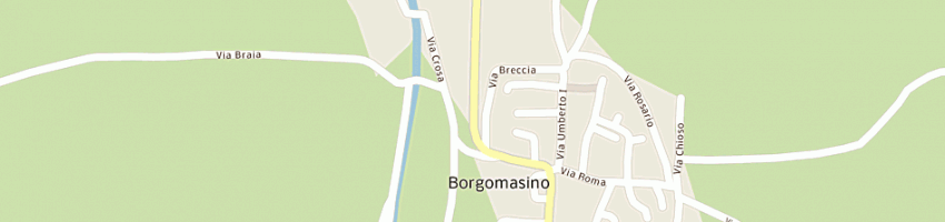 Mappa della impresa azienda faunistico venatoria a BORGOMASINO