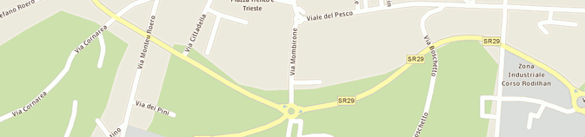 Mappa della impresa fer-edil di bosio g e c snc a CANALE