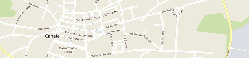 Mappa della impresa quaglia carlo a CANALE