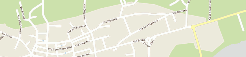 Mappa della impresa cavallo franco a CANALE