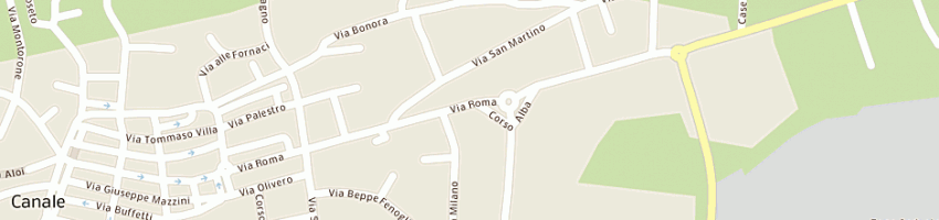 Mappa della impresa vico a CANALE