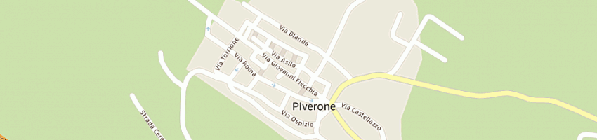 Mappa della impresa centro civico a PIVERONE