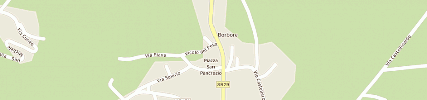 Mappa della impresa mgr trade sas di marcellino g e c a VEZZA D ALBA