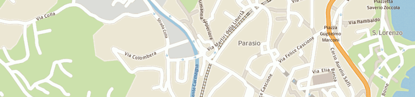 Mappa della impresa centro gomme snc a IMPERIA