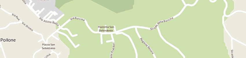 Mappa della impresa magazzini burcina di falchero alberto a POLLONE