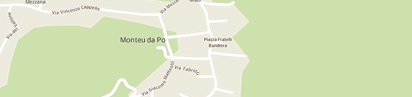 Mappa della impresa maina giuseppe a MONTEU DA PO