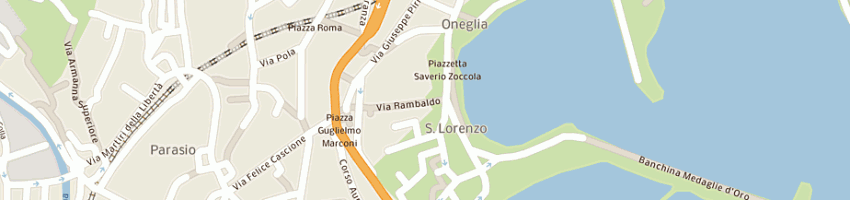 Mappa della impresa pizzeria hobo's a IMPERIA