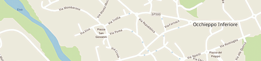 Mappa della impresa pellizzari giuseppe a OCCHIEPPO INFERIORE