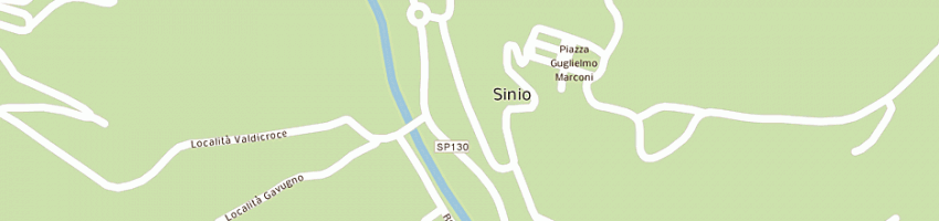 Mappa della impresa antica torroneria piemontese di venturini barbara a SINIO