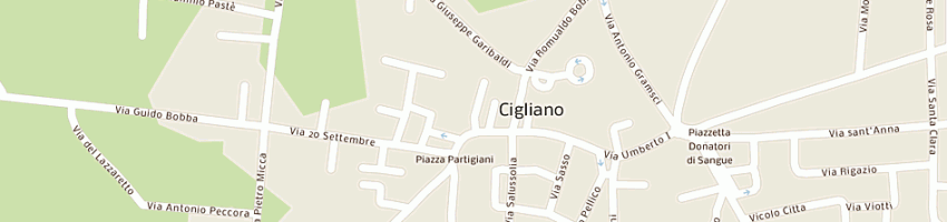 Mappa della impresa minati giuseppe a CIGLIANO