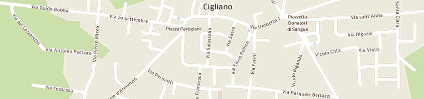 Mappa della impresa cfelettrica di chino a e c snc a CIGLIANO