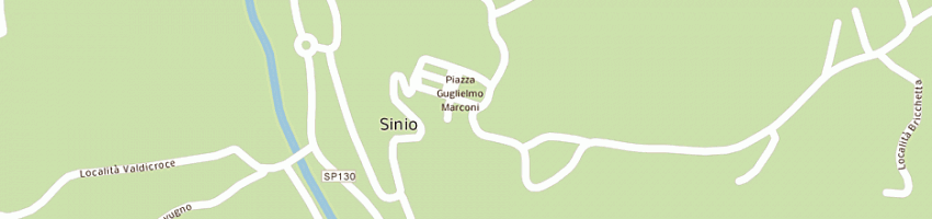Mappa della impresa comune di sinio a SINIO