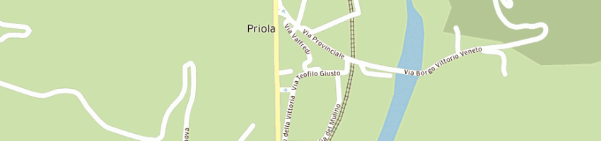 Mappa della impresa 'idroelettrica piovano sas di piovano livio e c a PRIOLA
