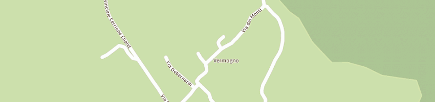 Mappa della impresa vercellino piergiorgio a ZUBIENA